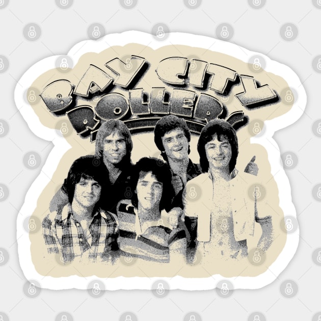 Bay City Rollers(Pop Band) Sticker by Parody Merch